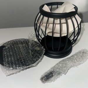 Black Metal Candle Holder